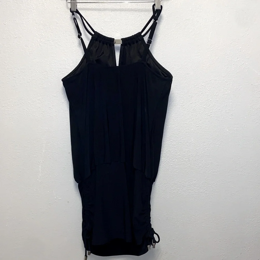 Magicsuit Susan Plus Size Black Double Strap Underwire Blouson Swimdress 3545 - Picture 6 of 12